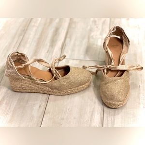 Castañer Glitter Espadrilles Made in Spain